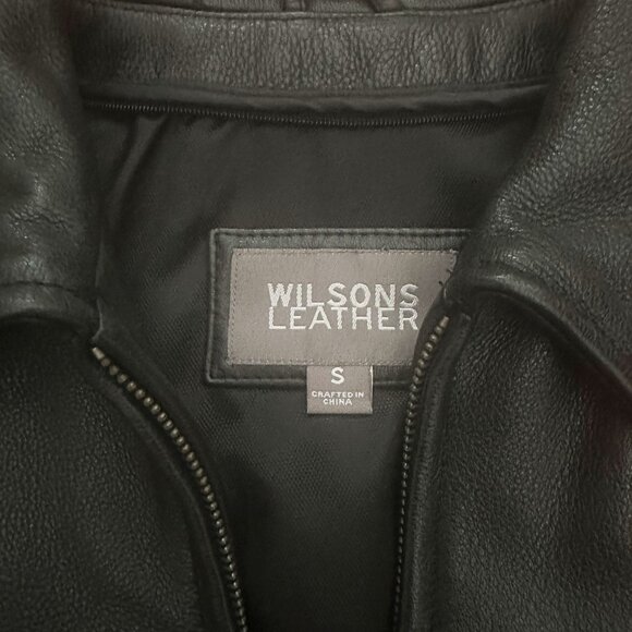 Vintage Unique Leather Jacket, "Melon", SPARK + REBEL - Size S - Picture 5 of 11